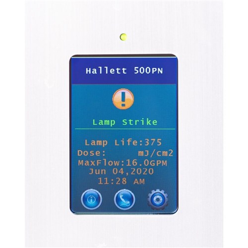Hallett 500PN Validated UV system - 62 LPM