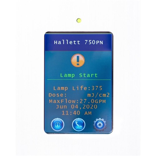 Hallet 750PN Validated UV system - 104 LPM