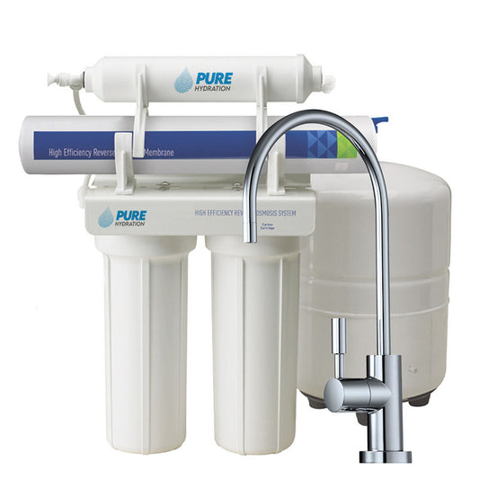 Reverse Osmosis 5 Stage W/ Reminerliser, Tap & Holding Tank